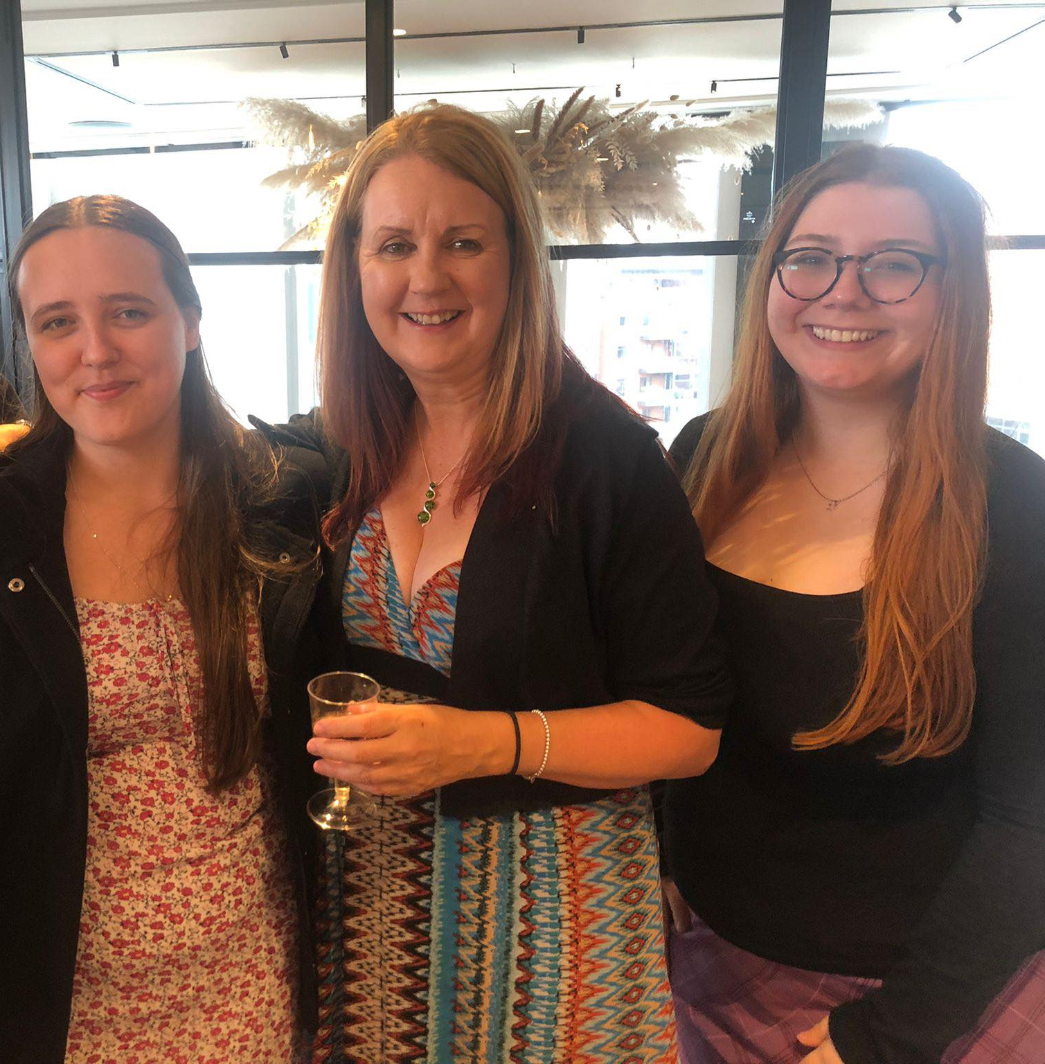 Erin, Lisa and Gabby pictured who all work for EZ Hampers - our story section