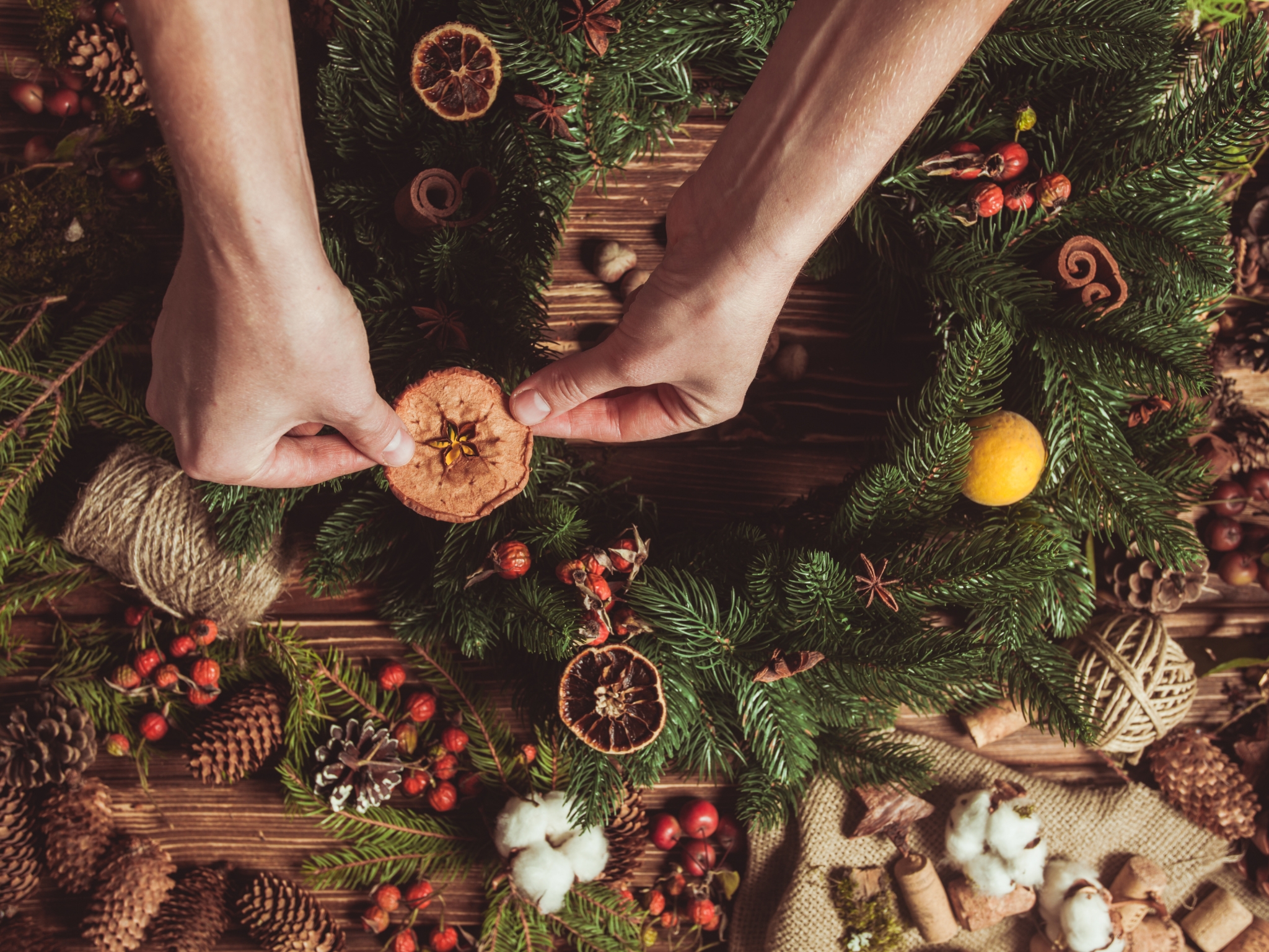 Christmas Wreath Making Class